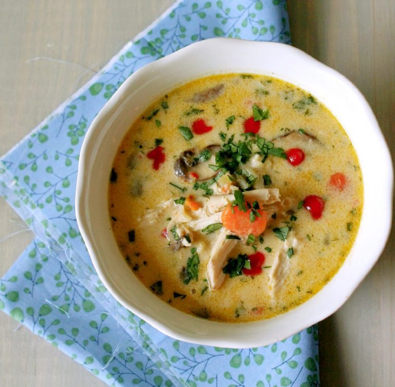 Thai Chicken Soup - Foodtastic Mom