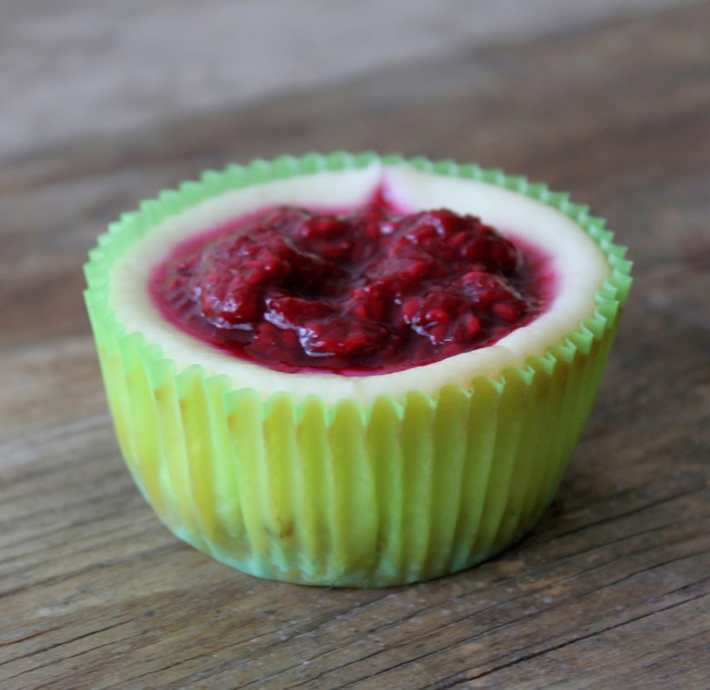 Mini White Chocolate Double Raspberry Cheesecakes Foodtastic Mom 