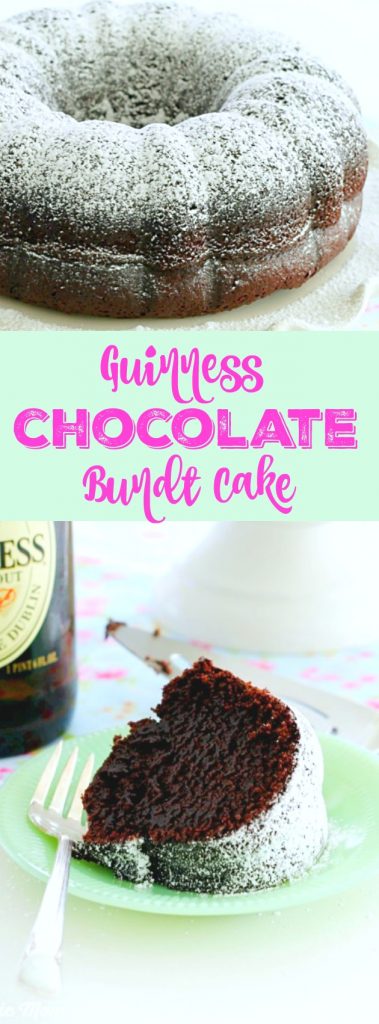 Guinness Chocolate Bundt Cake - Foodtastic Mom