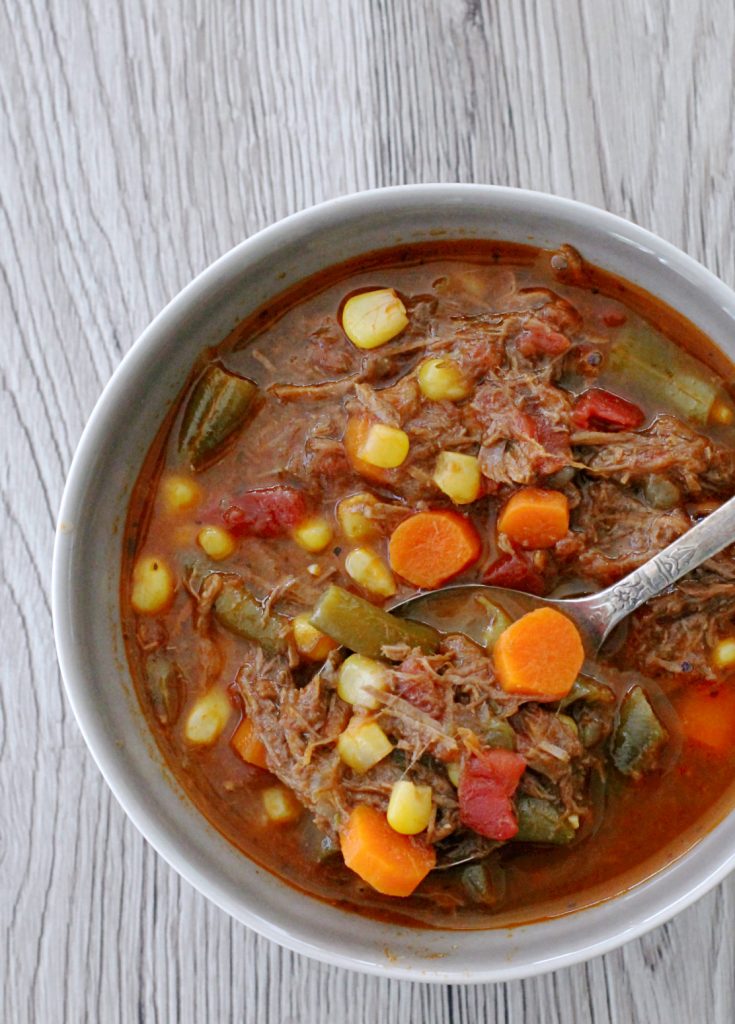Beef Vegetable Soup - Foodtastic Mom