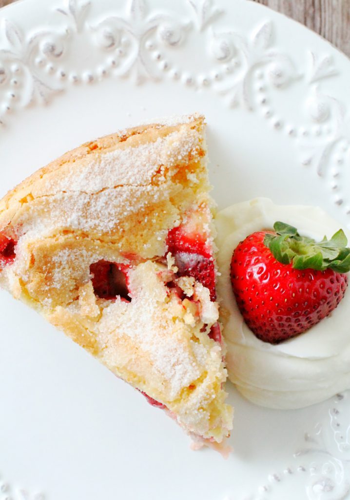 French Strawberry Cake - Foodtastic Mom