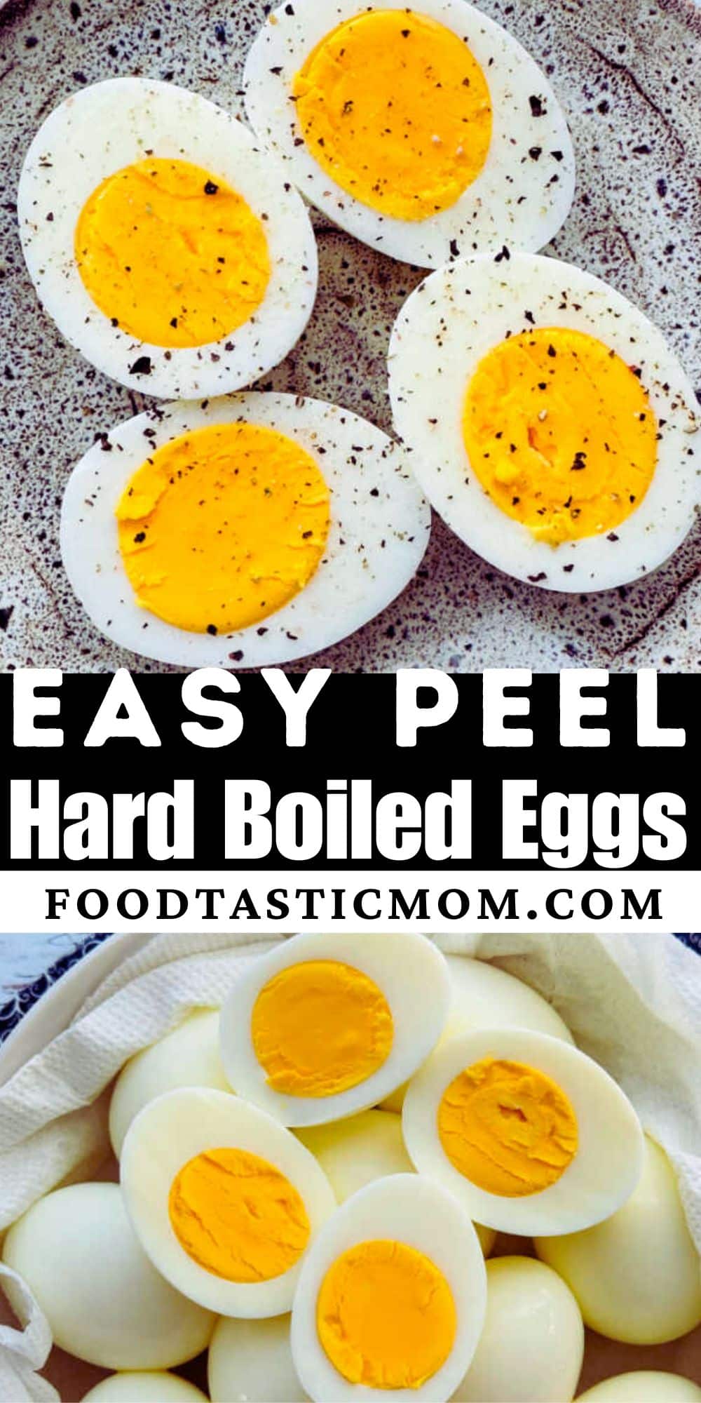 A pot of water and white vinegar are all that's needed for easy peel eggs. Farm-fresh eggs or older eggs, the egg shells will slide right off.  via @foodtasticmom