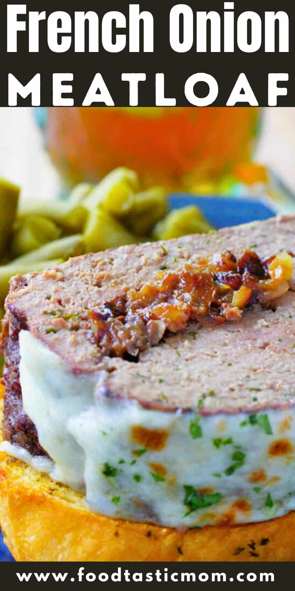 Good meatloaf becomes great with the addition of sweet caramelized onions and melted cheese in this recipe for French Onion Meatloaf. via @foodtasticmom