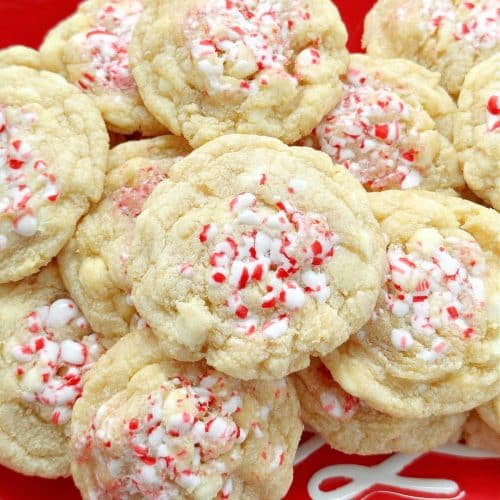 White Chocolate Chip Peppermint Sugar Cookies