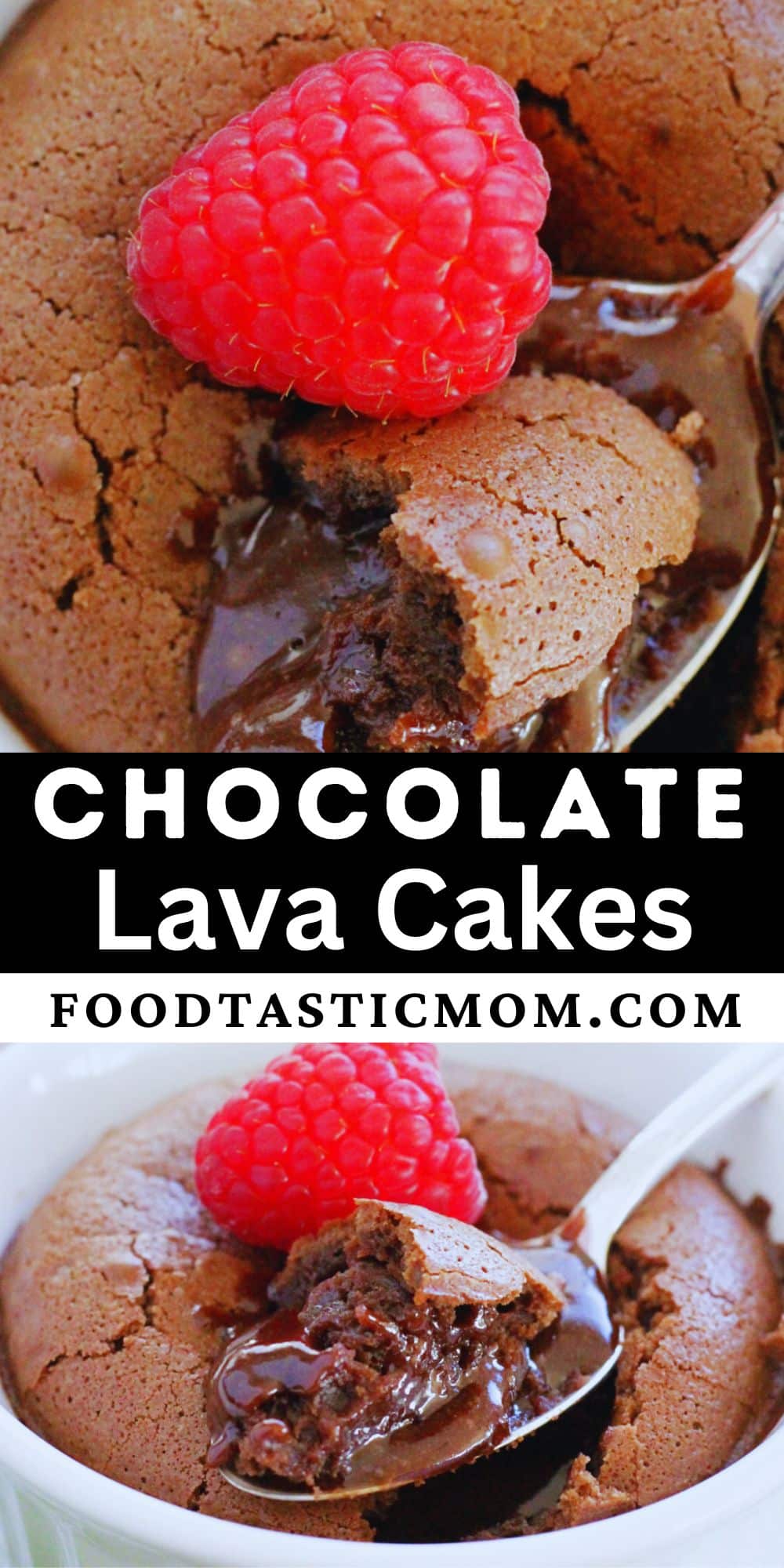 Molten Chocolate Lava Cakes take just 20 minutes to make and bake but they taste like a fancy-pants dessert. via @foodtasticmom