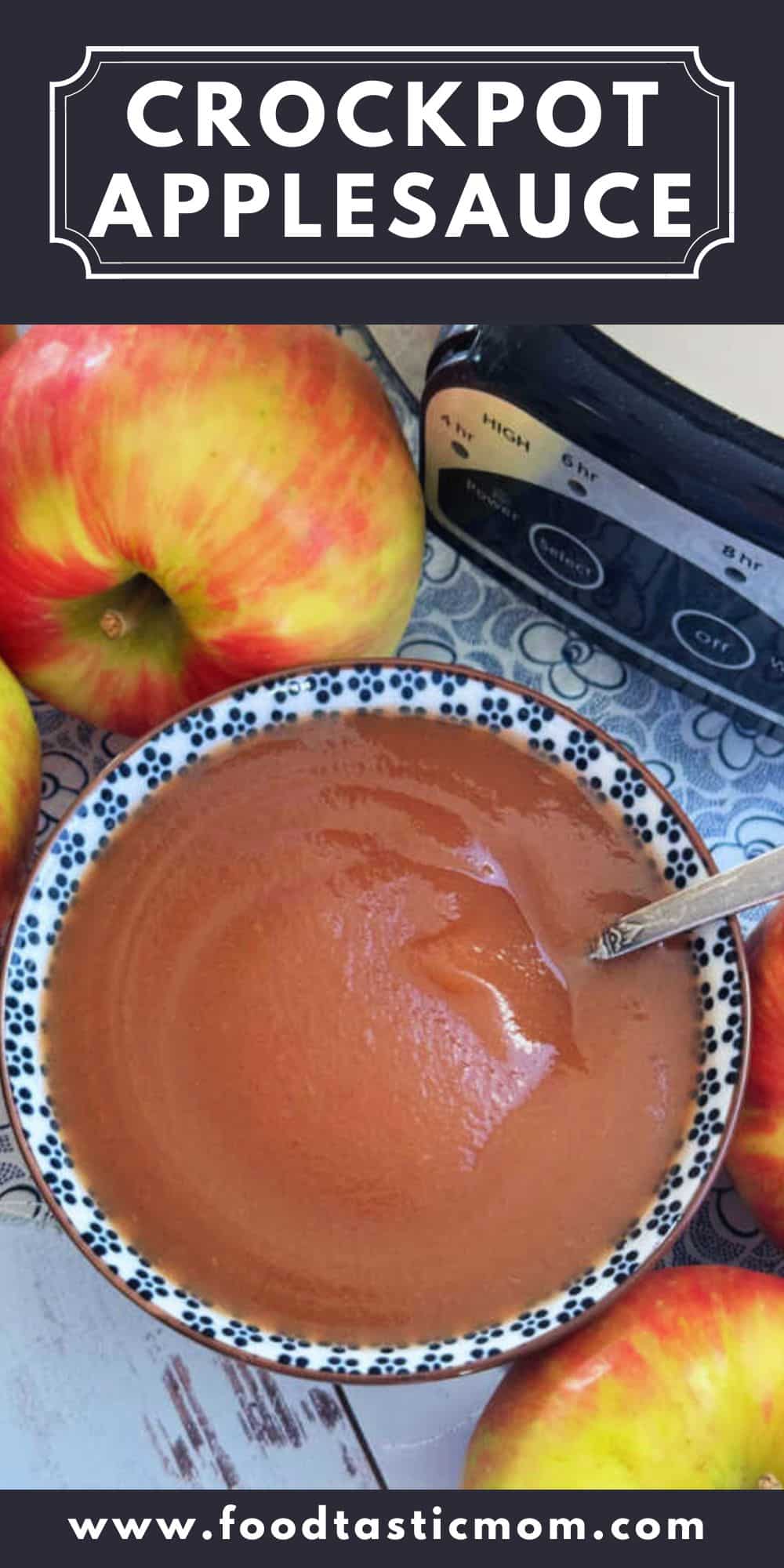 My recipe for Crockpot Applesauce is sweetened with just a bit of sugar, allowing the fall's best fresh apple flavor to shine through. via @foodtasticmom