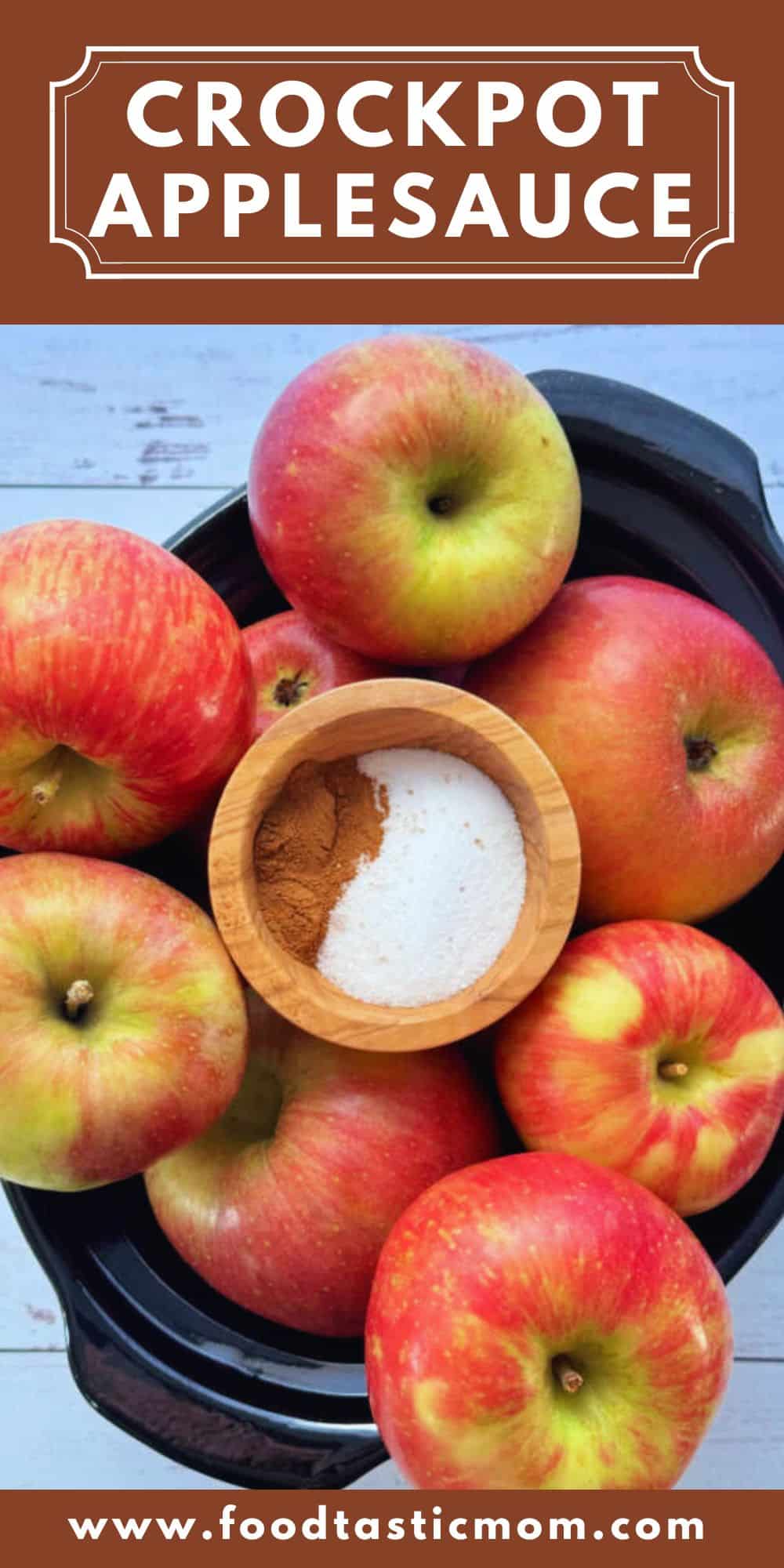 My recipe for Crockpot Applesauce is sweetened with just a bit of sugar, allowing the fall's best fresh apple flavor to shine through. via @foodtasticmom