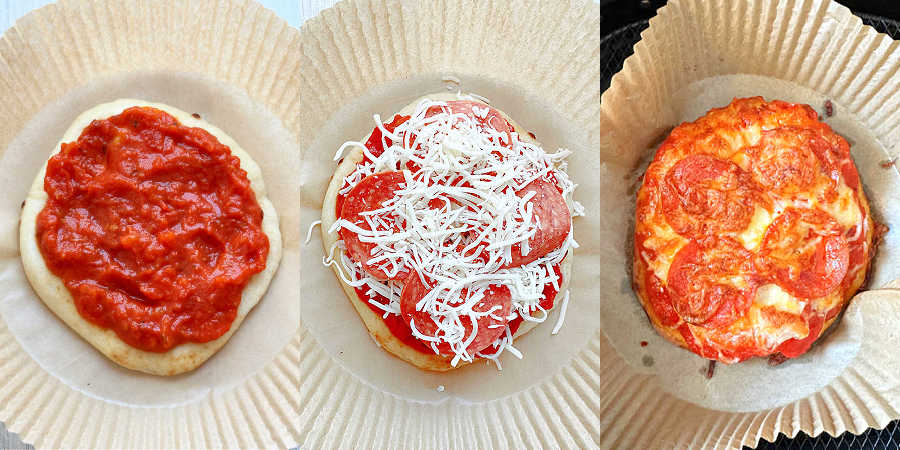 Easy Homemade Air Fryer Pizza (with a Crispy Crust) - Little Sunny