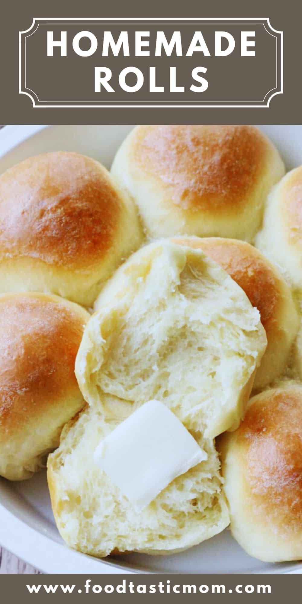 My Grandma's Dinner Rolls Recipe is practically fool-proof. It is the perfect dinner roll recipe for all your holiday meals. via @foodtasticmom