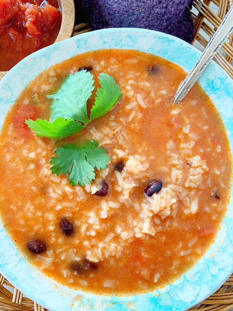 Mexican Rice And Bean Soup Foodtastic Mom 7676