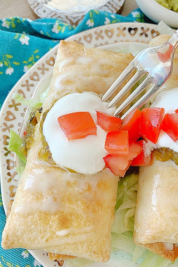 Easy Way to Make Chimichangas: 5 Ingredient Air Fryer Chimichanga Recipe  Recipe - Fabulessly Frugal