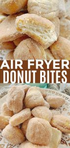 Air Fryer Donut Bites - Foodtastic Mom