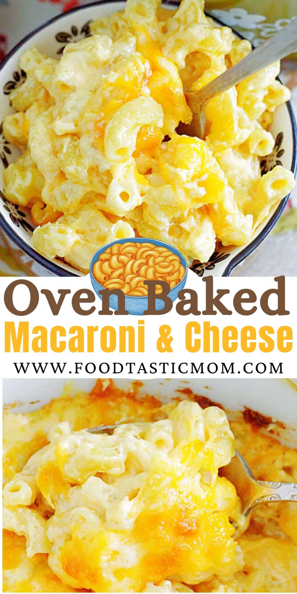 Oven Baked Macaroni and Cheese is my go-to recipe because the oven does all the work. No boiling the macaroni pasta before hand. via @foodtasticmom