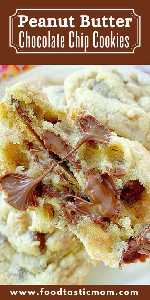 Chocolate and Peanut Butter Chip Cookies - Foodtastic Mom