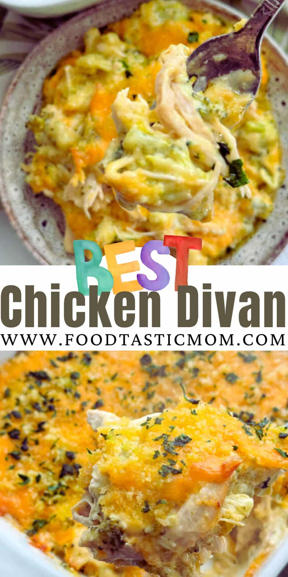 Chicken Divan | Foodtastic Mom #chicken #chickendivan #chickendinner #chickenrecipes via @foodtasticmom