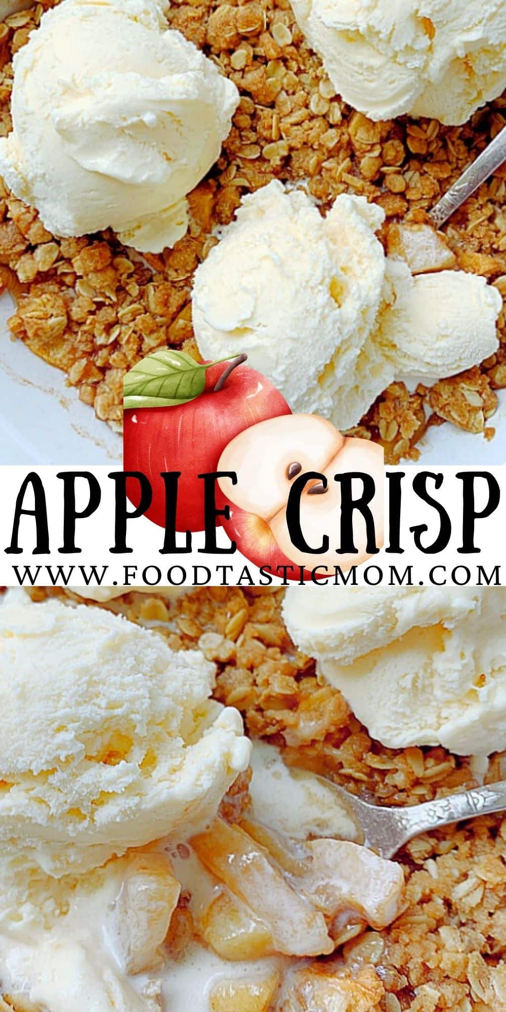 This Simply Delicious Apple Crisp is a tried and true recipe that is perfect for showing off the season's best apples.  via @foodtasticmom