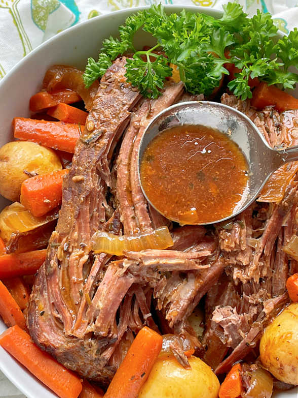 Slow Cooker Sirloin Tip Roast Foodtastic Mom