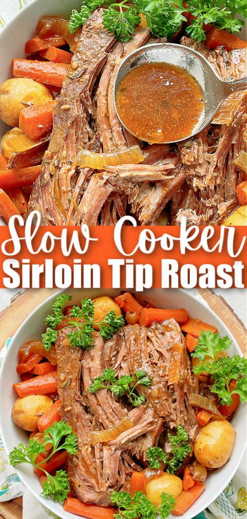 Slow Cooker Sirloin Tip Roast - Foodtastic Mom
