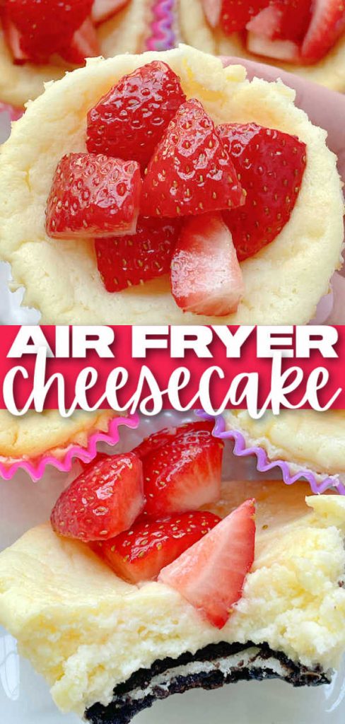 Air Fryer Cheesecake - Foodtastic Mom