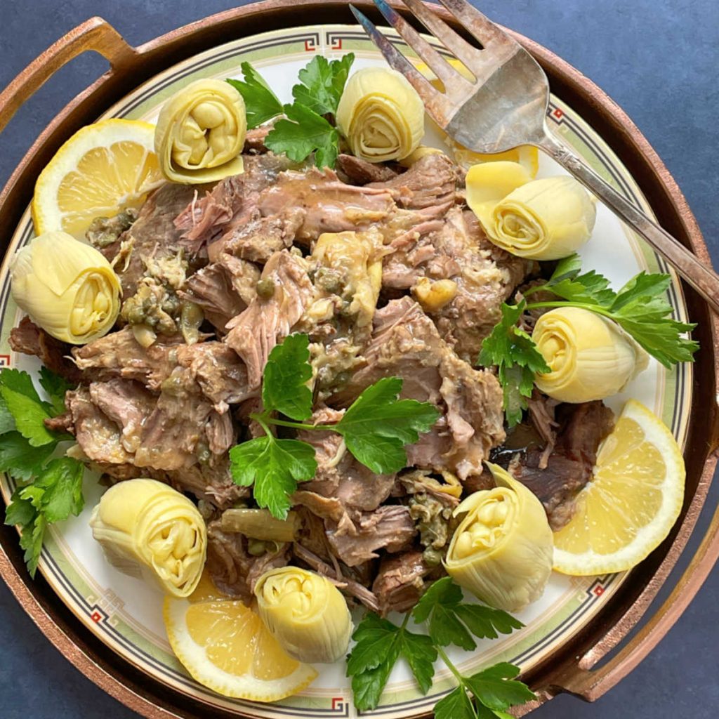 Slow Cooker Lamb Shoulder - Foodtastic Mom