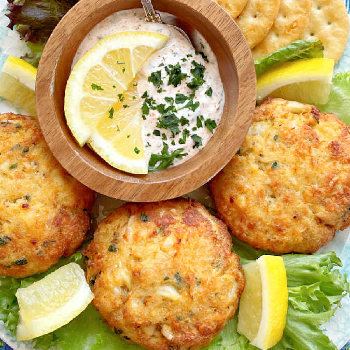 Air Fryer Crab Cakes Foodtastic Mom