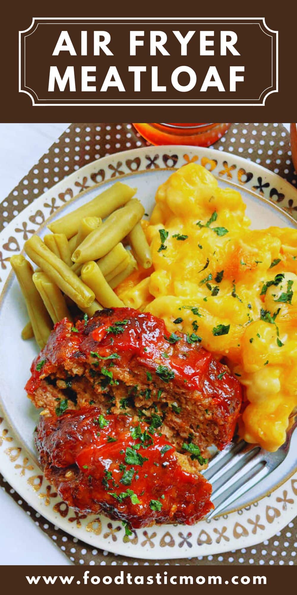 Forget baking it in the oven. Air Fryer Meatloaf is the tastiest and most tender meatloaf you can make. No stovetop cooking required. via @foodtasticmom