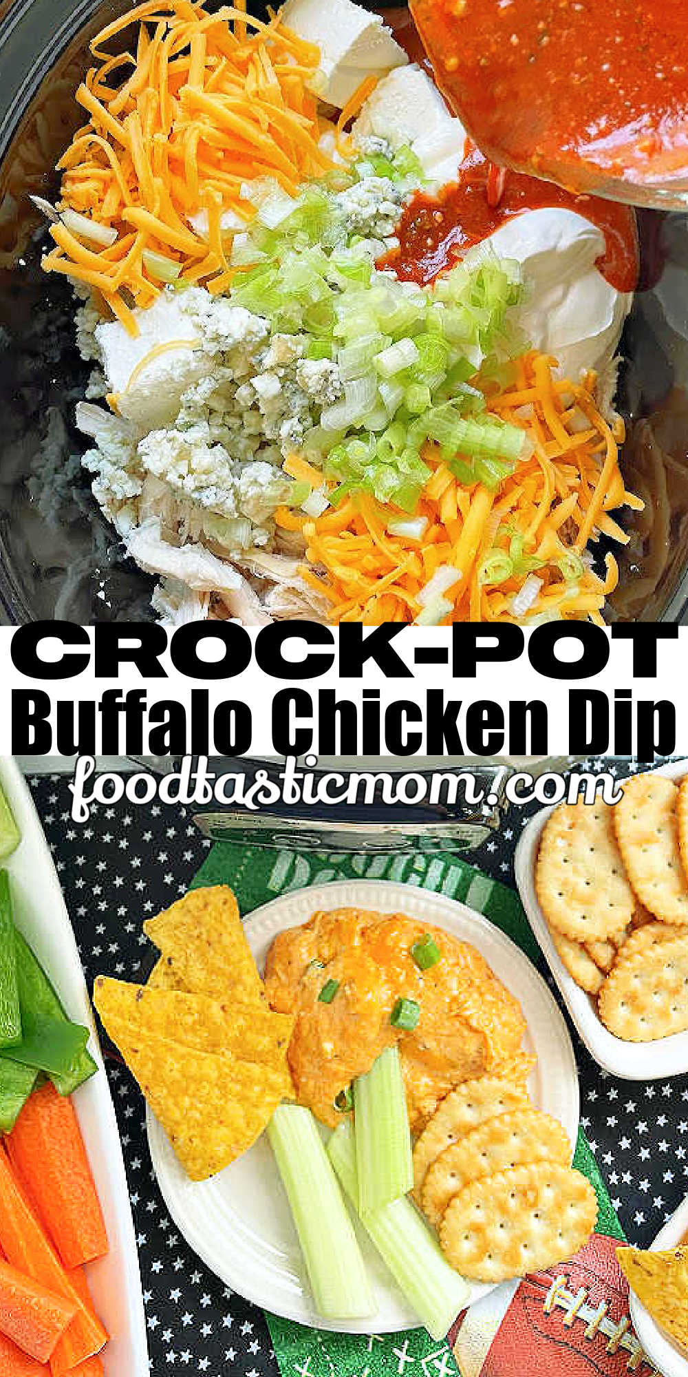 Crock Pot Buffalo Chicken Dip - The Perfect Party Dip!