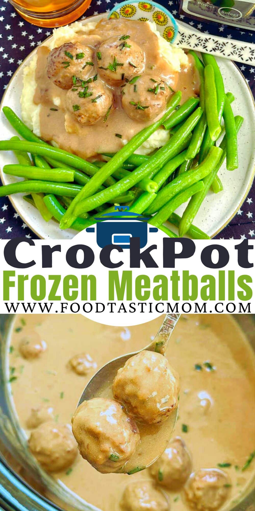 Learn how to cook meatballs from frozen in your Crock Pot, complete with a delicious Swedish meatball gravy made with my microwave roux. via @foodtasticmom