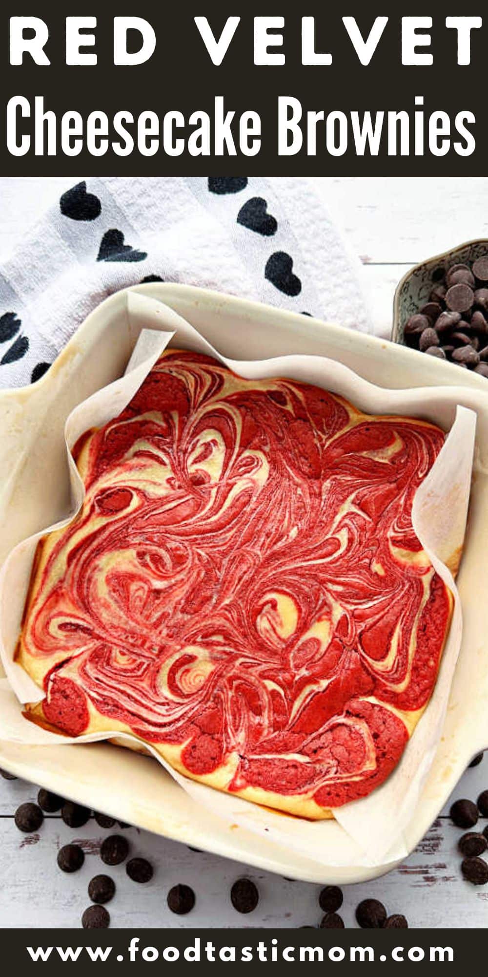 Red velvet brownie batter and tangy cream cheese swirls together in these easy, outstandingly delicious and decadent red velvet cheesecake brownies. via @foodtasticmom