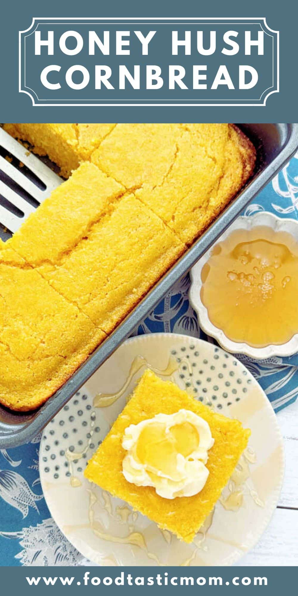 Honey Hush Cornbread is the original recipe from Dinosaur BBQ restaurant. It is hands down the best sweet cornbread I have ever made at home. via @foodtasticmom