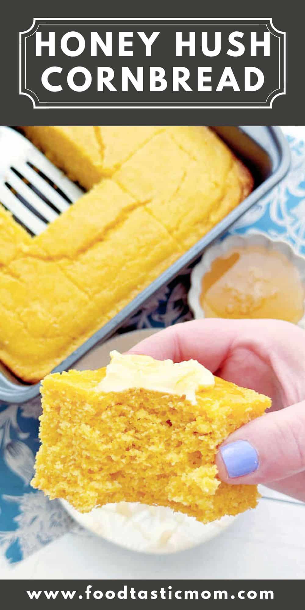 Honey Hush Cornbread is the original recipe from Dinosaur BBQ restaurant. It is hands down the best sweet cornbread I have ever made at home. via @foodtasticmom
