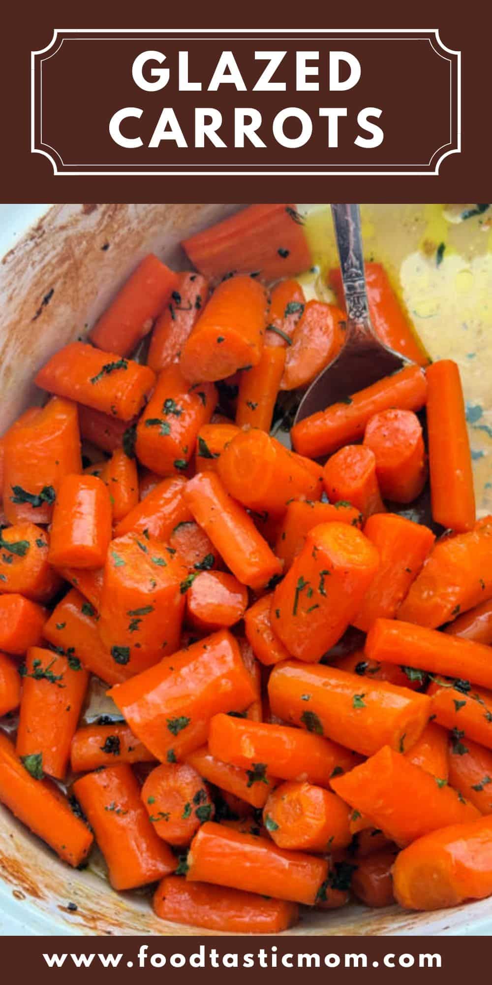 The best glazed carrots are oven roasted to bring out the natural sweetness of the carrots. Sweetened with brown sugar and honey. via @foodtasticmom