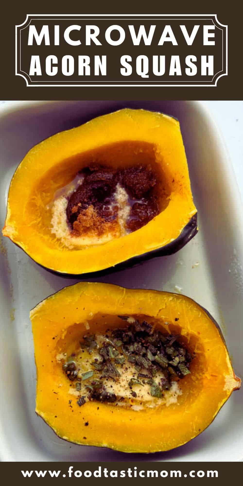 Cook fresh acorn squash in the microwave as an easy side dish or for using mashed acorn squash in another recipe.  via @foodtasticmom