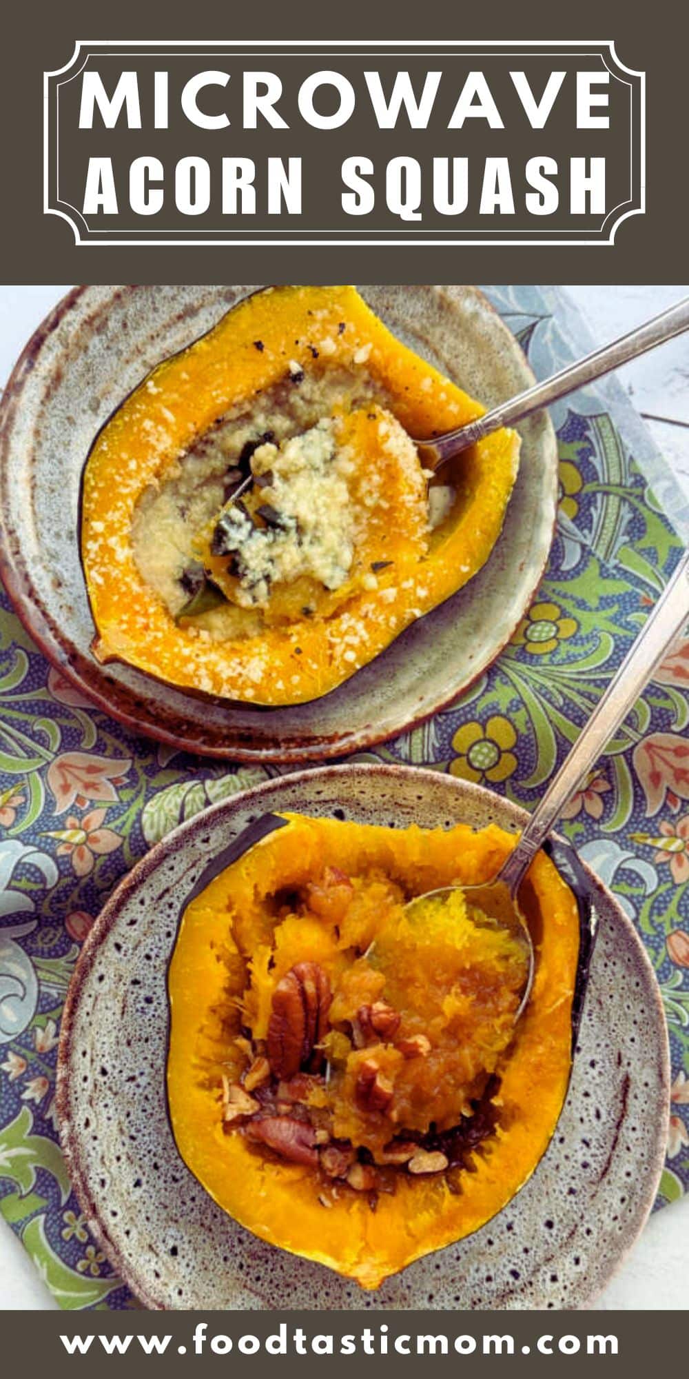 Cook fresh acorn squash in the microwave as an easy side dish or for using mashed acorn squash in another recipe.  via @foodtasticmom